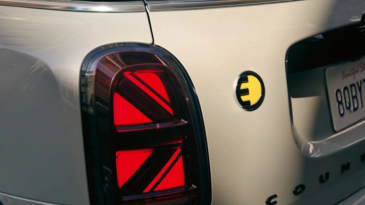The MINI Cooper SE Countryman PHEV taillight. MINI of Edison in Edison NJ
