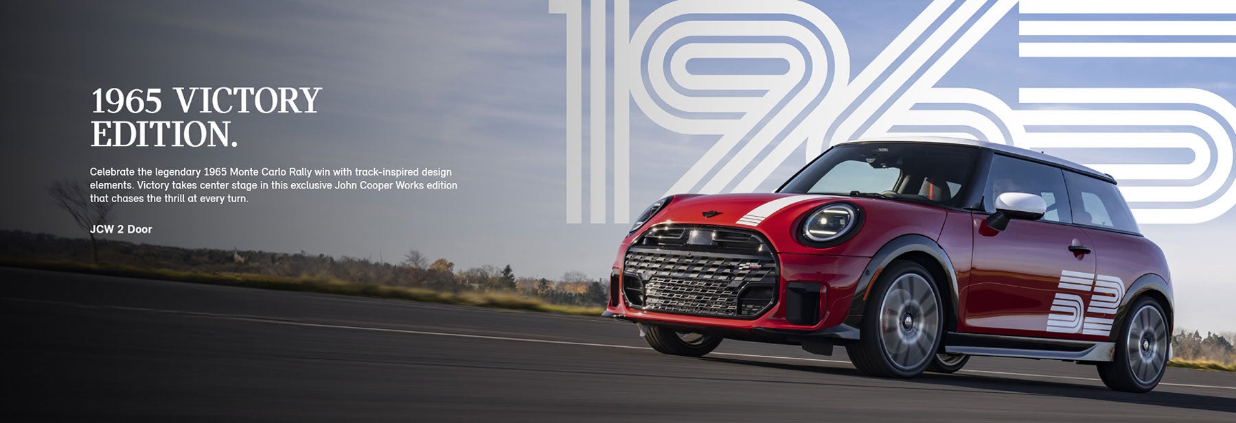 Front and side profile of 2026 JCW 2 Door