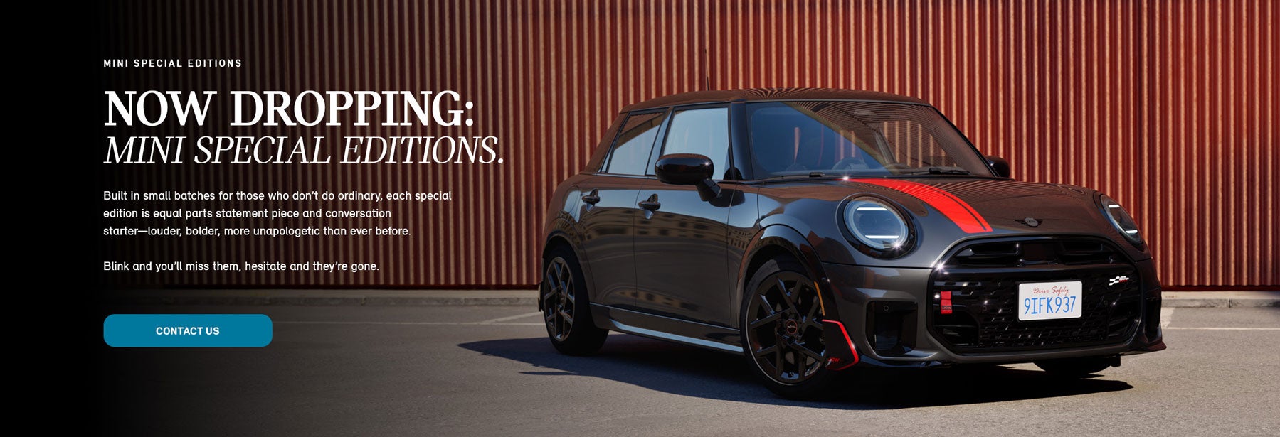 Front and side profile of 2026 Cooper S 4 Door